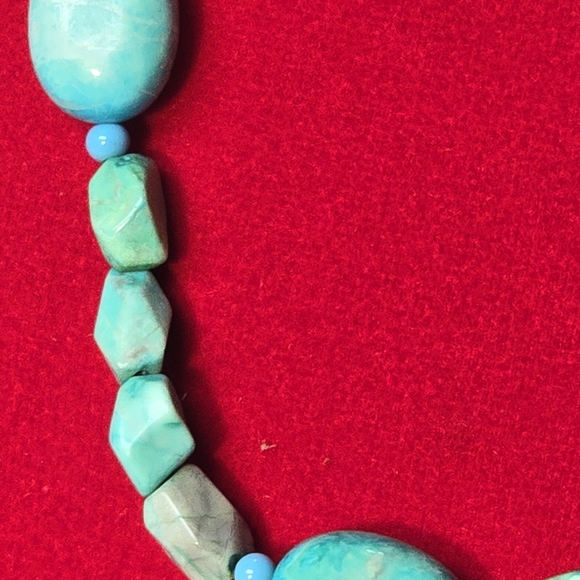 Green Vintage Turquoise necklace - Picture 4 of 5